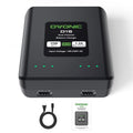 OVONIC D15 Dual LiPo Battery Charger 30W AC100-240V Balance Charger for 1S-3S LiPo Batteries High Power Fast Charging