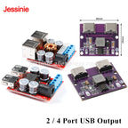 DC-DC 9V 12V 24V 36V to 5V 3A Step Down Buck Converter Board Dual 2/4 USB Port  Type-C for Car Charger Solar Power Supply Module