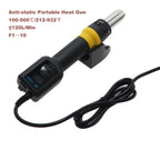 Anti-static Portable Heat Gun 750W Hot Air Gun Portable Digital Adjustable Temperature Heat Air Desoldering Gun For Phone Repair