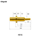 5pcs Pogo Pin Connector Pogopin Battery Spring Loaded Contact SMD Needle PCB 2 3 4 5 6 7 8 9 10 12 14 MM Test Probe H021 - H040