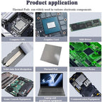22W/mk 3.0mm Heat Conducting Thermal Pad Computer Laptop GPU VGA Card CPU Heatsink Cooling Conductive Silicone Grease Sheet