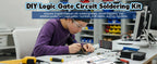 DIY Logic Gate Circuit Soldering Practice Kit Basic Logic Gate Learning Kit with Interactive LED Simulation for STEM Education