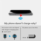 5V 1A Wireless Charging Receiver For iPhone 7 6s Plus 5s Type C Wireless Adapter Coil For Samsung Huawei Xiaomi