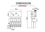 120A Latching Relay Three Phase On-Off Control Switch for Load Control