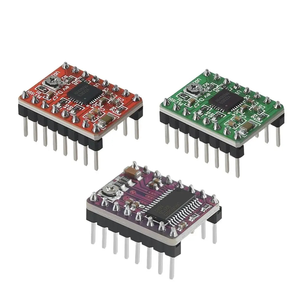 3D Printer Parts A4988 With Heat Sink StepStick Stepper Motor Driver Carrier Reprap 4-layer PCB Replace 1.4 MKS GEN Board