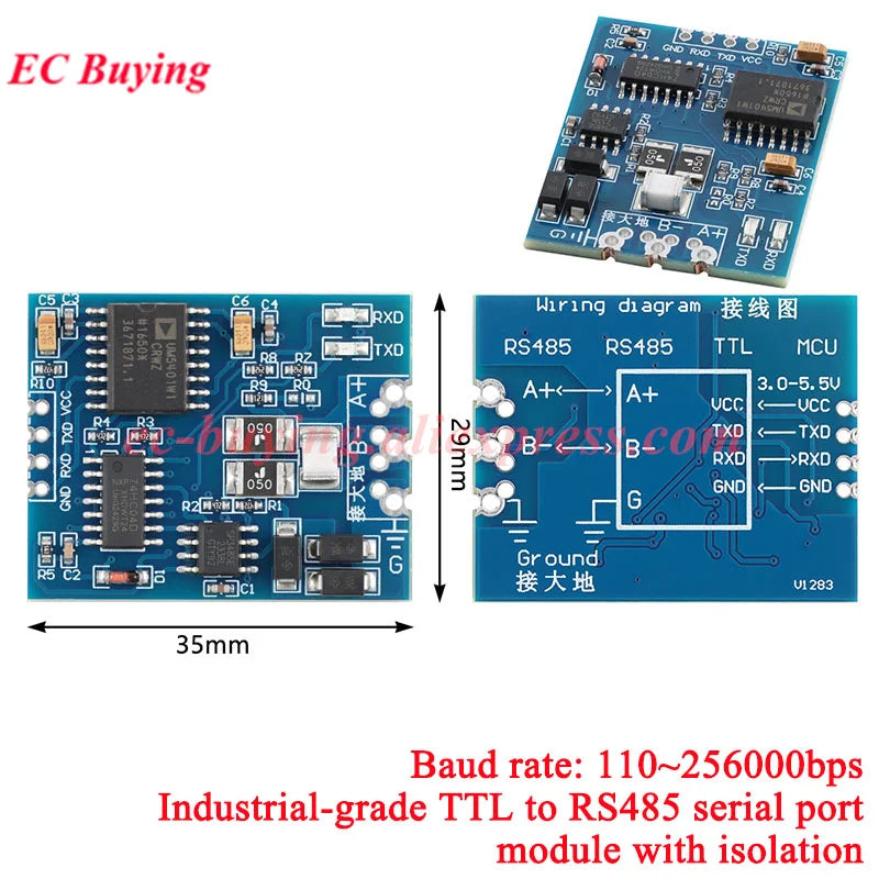 1-10Pcs RS485 RS232 MAX485 TTL CAN to Serial Port Conversion Module Level Convertor Board 232 Turn UART 3.3V 5V MAX485CSA RS-485