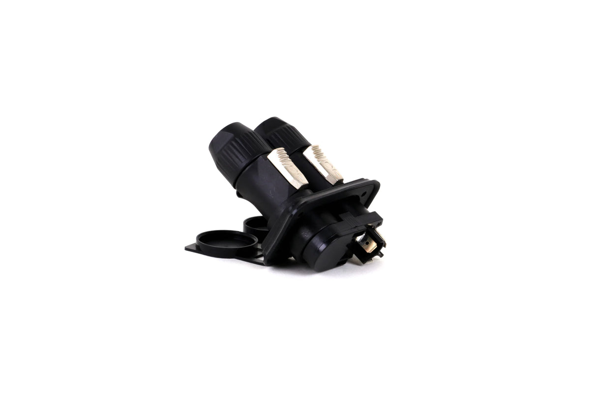 Waterproof True Locking 3Pin Powercon Male/Female Plug Connector In&Output NAC3FX-WP Coupler Panel Mount Chassis Socket Adapter