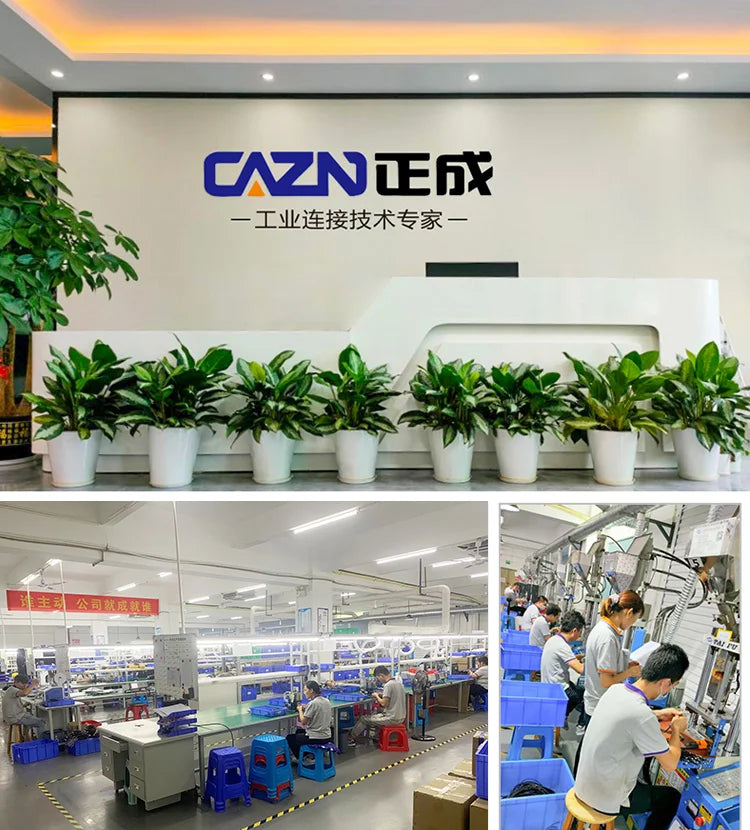 CAZN Waterproof IP67 IP68 Type C Female to Male PFC Flat Cable 3.1 Speed Bayonet-type Type-C 3.1 10GB