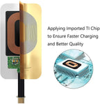 Type C Micro USB Universal Wireless Charging Receiver for Samsung Redmi Note iPhone 5S  6 7 SE Android Wireless Charger Adapter