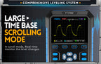 FNIRSI DPOX180H Handheld Dual Channel Digital Oscilloscope 180MHz-3DB 2 In 1 Function Signal Generator Fluorescence Display ZOOM