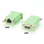 DB9 to RJ45 Female Socket Jack Console Adapter Connector Cable Cisco Compatible CAB-9AS-FDTE for RS232 Terminal POS Modem