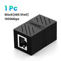 UGREEN RJ45 Connector Network Ethernet Extender Extension for Cat7 Cat6 Cat5e Ethernet Cable Adapter Gigabit Female to Female