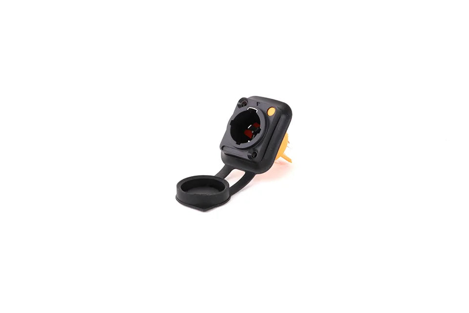 10pcs IN/OUTput 3Pin Waterproof PowerCON True Connector Female Jack,NAC3FX-W Power Female Socket IP65 PowerCon Chassis Connector
