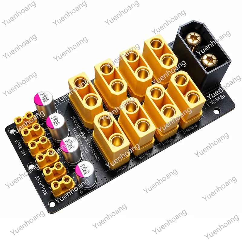 1PCS High Current QS8M Power Distribution Board Anti Interference Centralized Load Supply XT90 XT30 Multi Output PDB Module