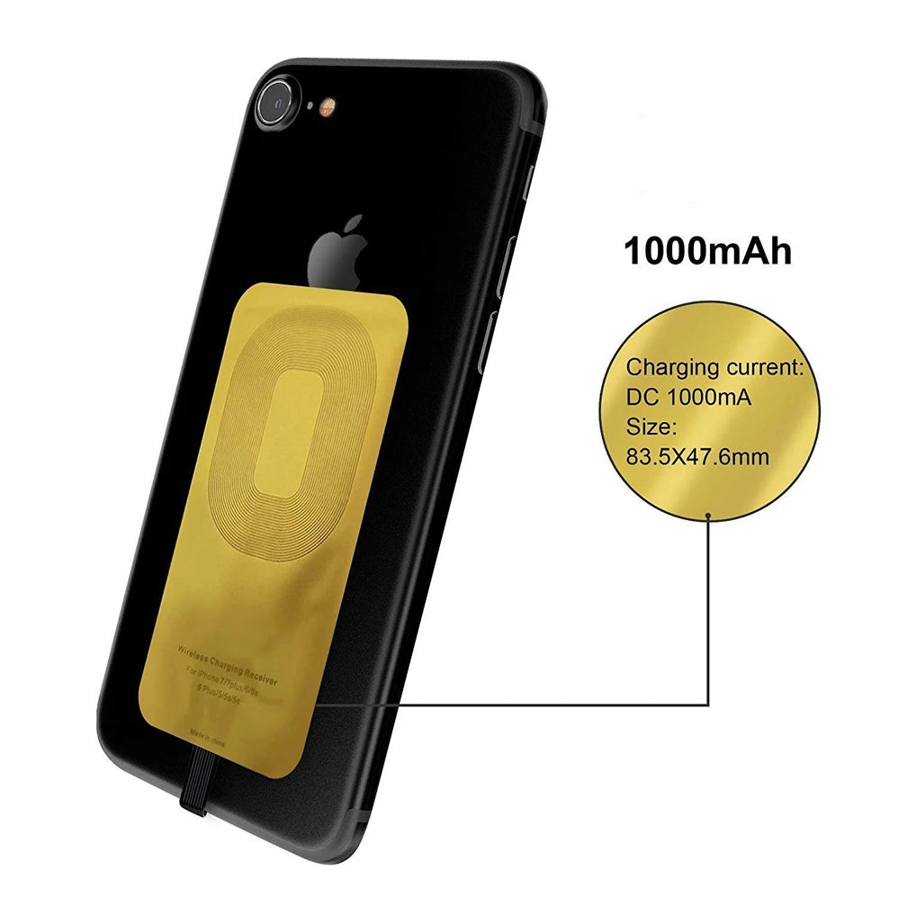 Type C Micro USB Universal Wireless Charging Receiver for Samsung Redmi Note iPhone 5S  6 7 SE Android Wireless Charger Adapter