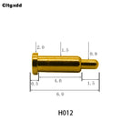 5pcs Pogo Pin Connector Pogopin Battery Spring Loaded Contact SMD Needle PCB 2 3 4 5 6 7 8 9 10 12 14 MM Test Probe H021 - H040