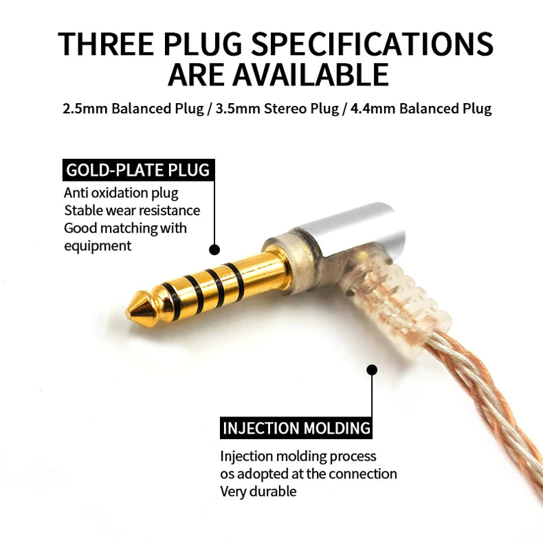 8 Core Silver Plated 2.5/3.5/4.4mm Balanced Cable To MMCX Connector Hifi Upgrade Cable For SE215 SE315 SE535 SE846