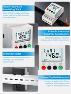 SVR1000   AC/DC LCD Display Single phase Overvoltage Relay Undervoltage Relay Protector