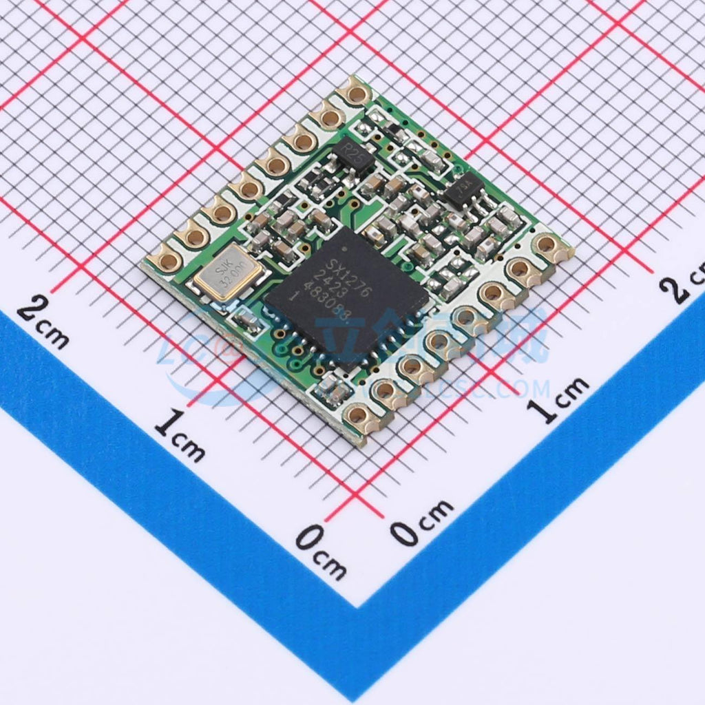 2pcs DL-RFM95-915M SMD 16x16mm 915MHz 20dBm LoRa Wireless RF Transceiver Module