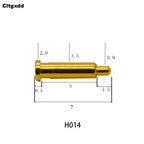 5pcs Pogo Pin Connector Pogopin Battery Spring Loaded Contact SMD Needle PCB 2 3 4 5 6 7 8 9 10 12 14 MM Test Probe H021 - H040