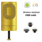 Type C Micro USB Universal Wireless Charging Receiver for Samsung Redmi Note iPhone 5S  6 7 SE Android Wireless Charger Adapter