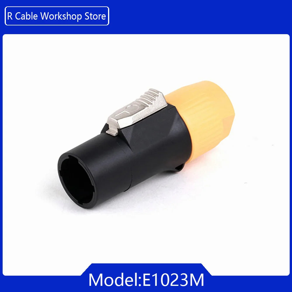 1pc 3Pins Male Powercon Power Supply Plug Industrial Audio LED Large Screen Lighting PA66 Material IP65 Grade