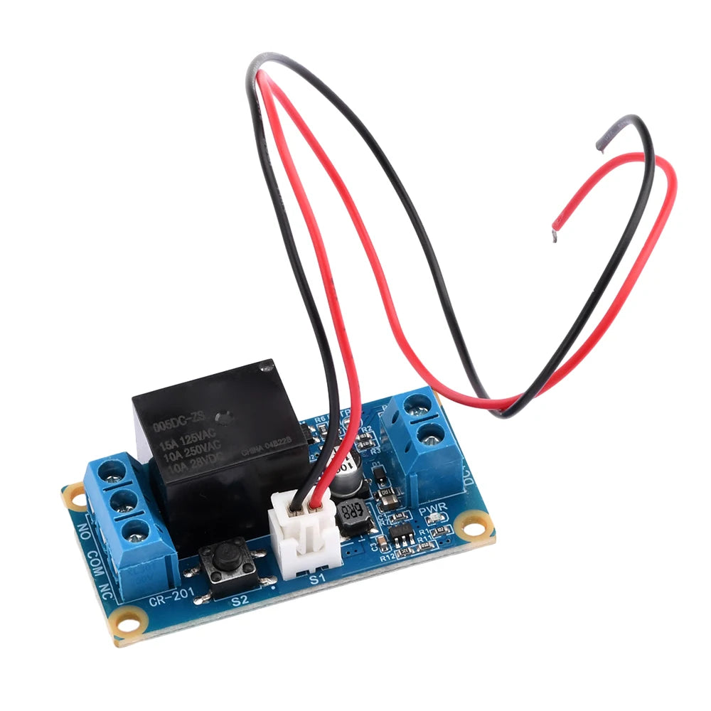 DC5-28V Latching Relay Module with Touch Bistable Switch MCU Control One Channel Relay Power Supply