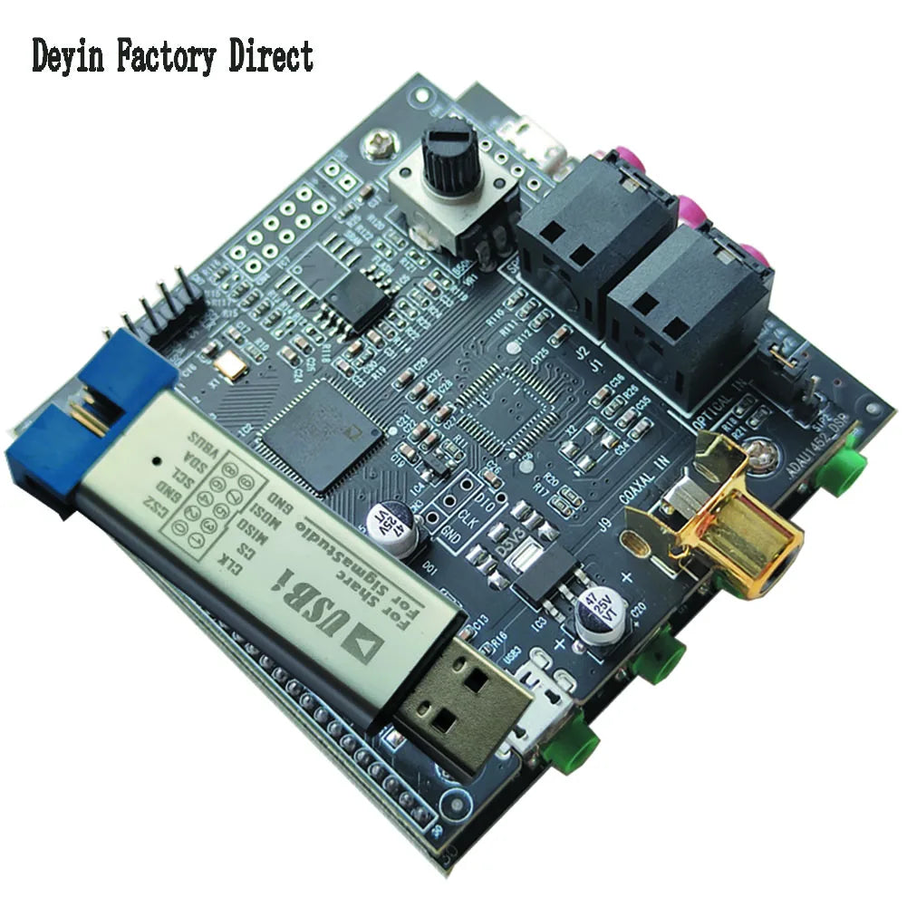 ADAU1452 DSP CS42448 AD1938-CODEC 4 Inputs and 8 Outputs Decoding Board Audio and Video Development Board DSP CS42448 Audio Modu