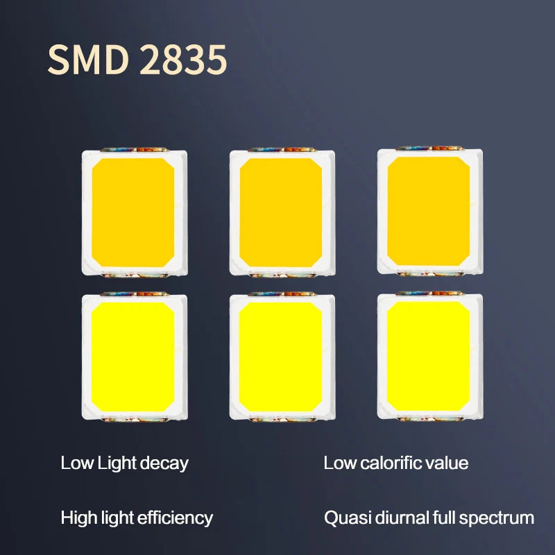 50-100pcs SMD LED 2835 White Chip 0.5 W 1W 3V 6V 9V 18V 36V 100-130LM Ultra Bright Surface Mount LED Light Emitting Diode Lamp