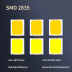 50-100pcs SMD LED 2835 White Chip 0.5 W 1W 3V 6V 9V 18V 36V 100-130LM Ultra Bright Surface Mount LED Light Emitting Diode Lamp