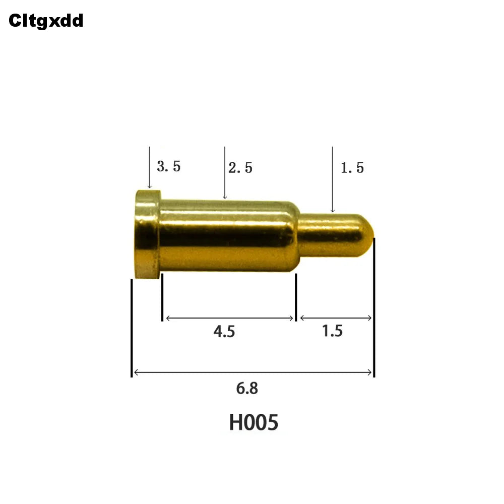 5pcs Pogo Pin Connector Pogopin Battery Spring Loaded Contact SMD Needle PCB 2 3 4 5 6 7 8 9 10 12 14 MM Test Probe H021 - H040