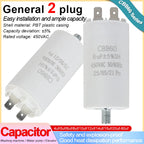 CBB60 Washing Machine Pump Starting Capacitor:4uf,5uf,6uf,8uf,10uf,12uf,14uf,15uf,20uf,25uf,30uf,35uf,40uf,45uf,50uf,60uf 450VAC