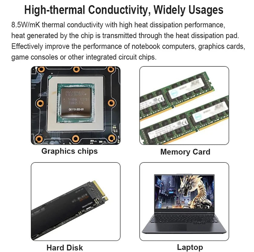 Origin Honeywell PTM7950 0.2/0.25mm Phase Change Pad 8.5W Thermal Pad Laptop/CPU/GPU Heatsink 40x40 20x30 Thermal Paste Grease