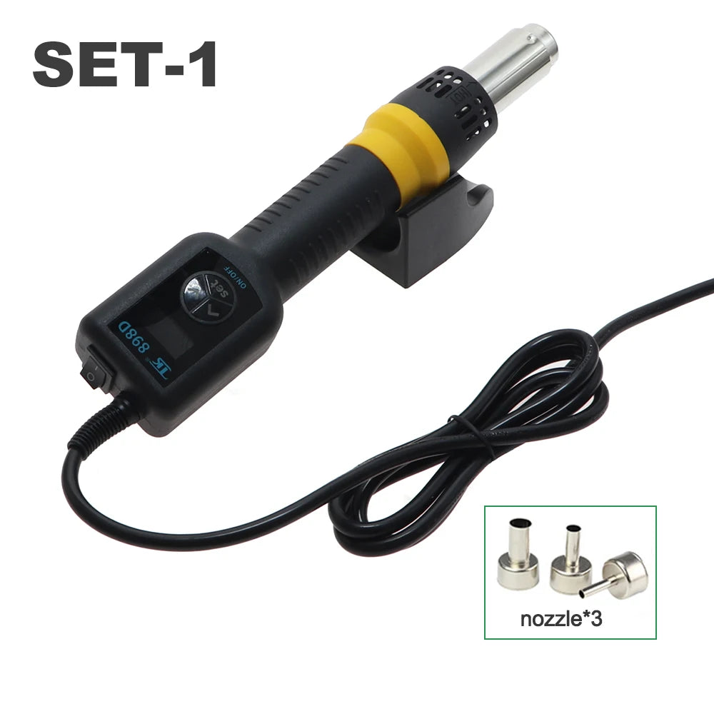 Anti-static Portable Heat Gun 750W Hot Air Gun Portable Digital Adjustable Temperature Heat Air Desoldering Gun For Phone Repair