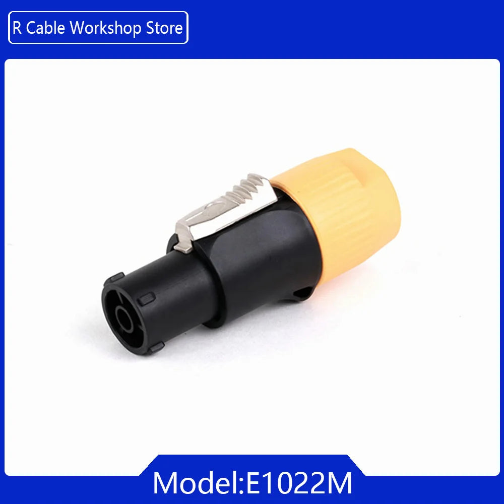 1pc 3Pins Male Powercon Power Supply Plug Industrial Audio LED Large Screen Lighting PA66 Material IP65 Grade