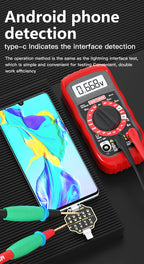 Mechanic T-824 No Disassembly Required Mobile Phone Tail Insertion Detector Digital Display Current Power Check Type-C Lightning