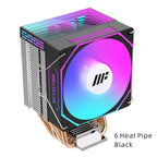 METALFISH ZH1400 CPU Cooler 4 HeatPipes 4PIN PWM Silent ARGB Fan For Intel 1700 1200 115X 1366 2011 AM5 AM4 AM3 x99 x79