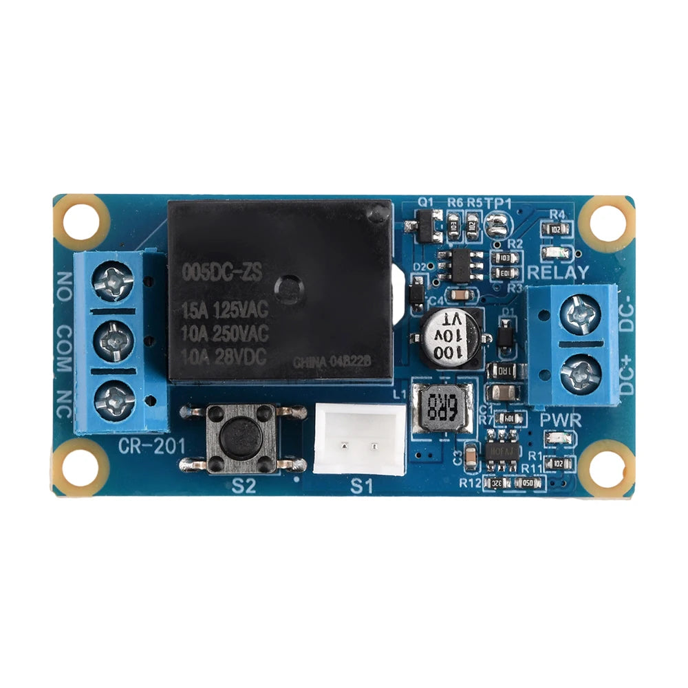 DC5-28V Latching Relay Module with Touch Bistable Switch MCU Control One Channel Relay Power Supply