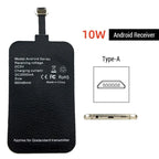 10W 5V Wireless Receiver Coil for IPhone5 6 7 Type C Universal Wireless Charging Adapter for Samsung Huawei Xiaomi
