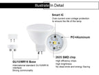 10pcs GU10 E27 E14 MR16 GU5.3  Lampada LED Bulb 3W 6W 9W 12W 220V Bombillas LED Lamp Spotlight Lampara Spot Light Home lighting