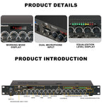 E5 Professional Digital Reverb Multi-Effects Dsp Processor Audio Processor Equalizer