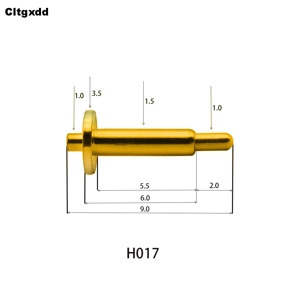 5pcs Pogo Pin Connector Pogopin Battery Spring Loaded Contact SMD Needle PCB 2 3 4 5 6 7 8 9 10 12 14 MM Test Probe H021 - H040