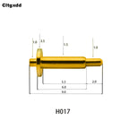 5pcs Pogo Pin Connector Pogopin Battery Spring Loaded Contact SMD Needle PCB 2 3 4 5 6 7 8 9 10 12 14 MM Test Probe H021 - H040