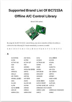 BC7215 / BC7215A Universal AC(Aircon) Control Board / IR Blaster / Decoder IR Tx/Rx Board, for ESP32, ESP8266, STM32