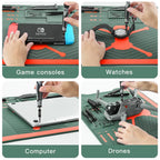 Drone Professional Maintenance Work Pad with Magnetic Insulation Heat-resistant Workbench Anti-scalding Mat for Soldering