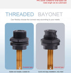 CAZN Waterproof IP67 IP68 Type C Female to Male PFC Flat Cable 3.1 Speed Bayonet-type Type-C 3.1 10GB