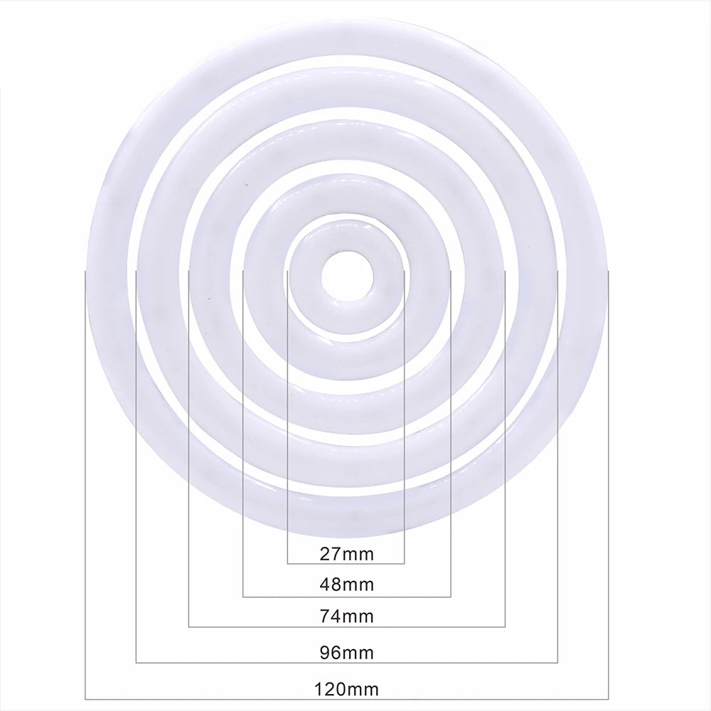 COB LED Ring 5V/12V WS2812 RGB Light Individually Addressable with Built-in IC Compatible with WS2811 27/48/74/96/120mm for Car