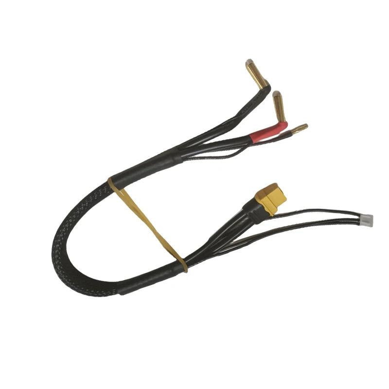 High Amps 2S RC Car Hardcase LiPo Battery XT60 Gold Plug Bullet Connector 5mm Pins 2mm 12awg 300mm JST-XH3P 22awg 360mm