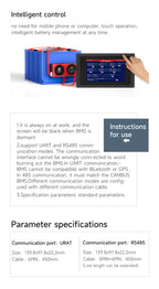 Daly BMS Smart BMS WIFI Module Battery Accessories Parts Bluetooth USB to RS485 to UART Power Dispaly Board Customized OEM