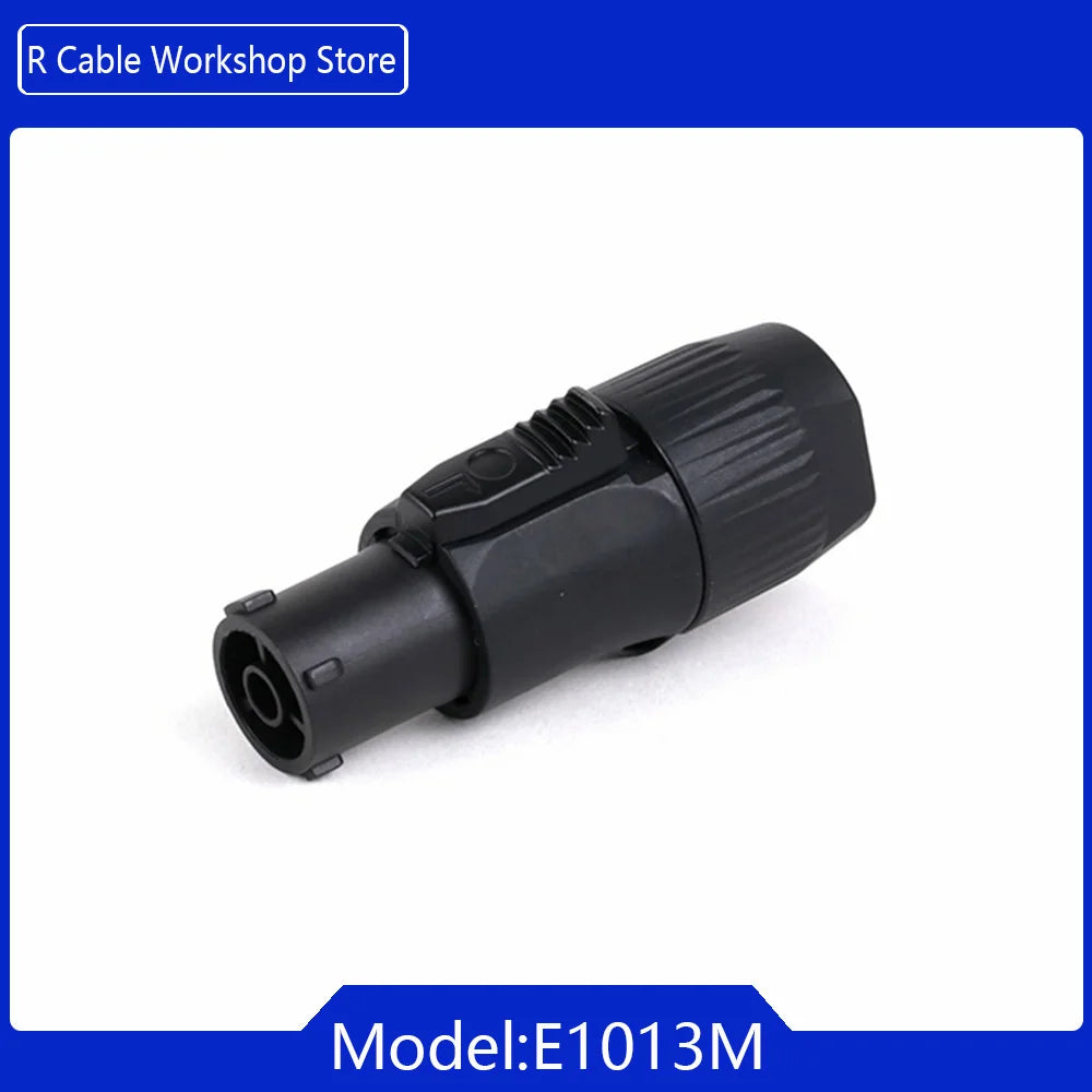 1pc 3Pins Male Powercon Power Supply Plug Industrial Audio LED Large Screen Lighting PA66 Material IP65 Grade